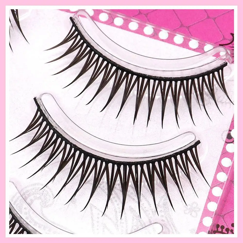 Natural Full False Eyelashes Strip Soft 3D Mink Lashes Fluffy Fake Eyelashes Extension Faux Cilios Makeup maquillaje ﻿