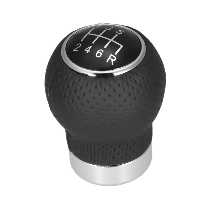 Universal Manual Gear Shift Knob Shifter Lever Adapter Manual 6-Speed Transmission Gear Shift Knob Plastic Smoother Shifting