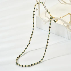 ZMZY Natural Stone Necklaces Bohemian Korean Fashion Colar Women's Neck Short Chain Female Handmade Beads Choker Jewelry