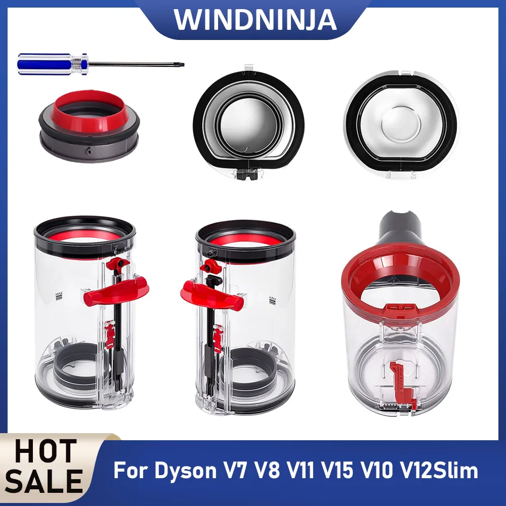 Контейнер-для-пыли-пылесборник-для-пылесосов-dyson-v7-v8-v11-v15-v10-v12slim-уплотнительное-кольцо-основание-крышка-запасные-части