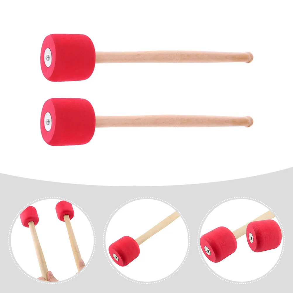 

2 Pcs Car Drum Sticks Child Drumsticks Eva Foam Adult Marching Bass Accessories