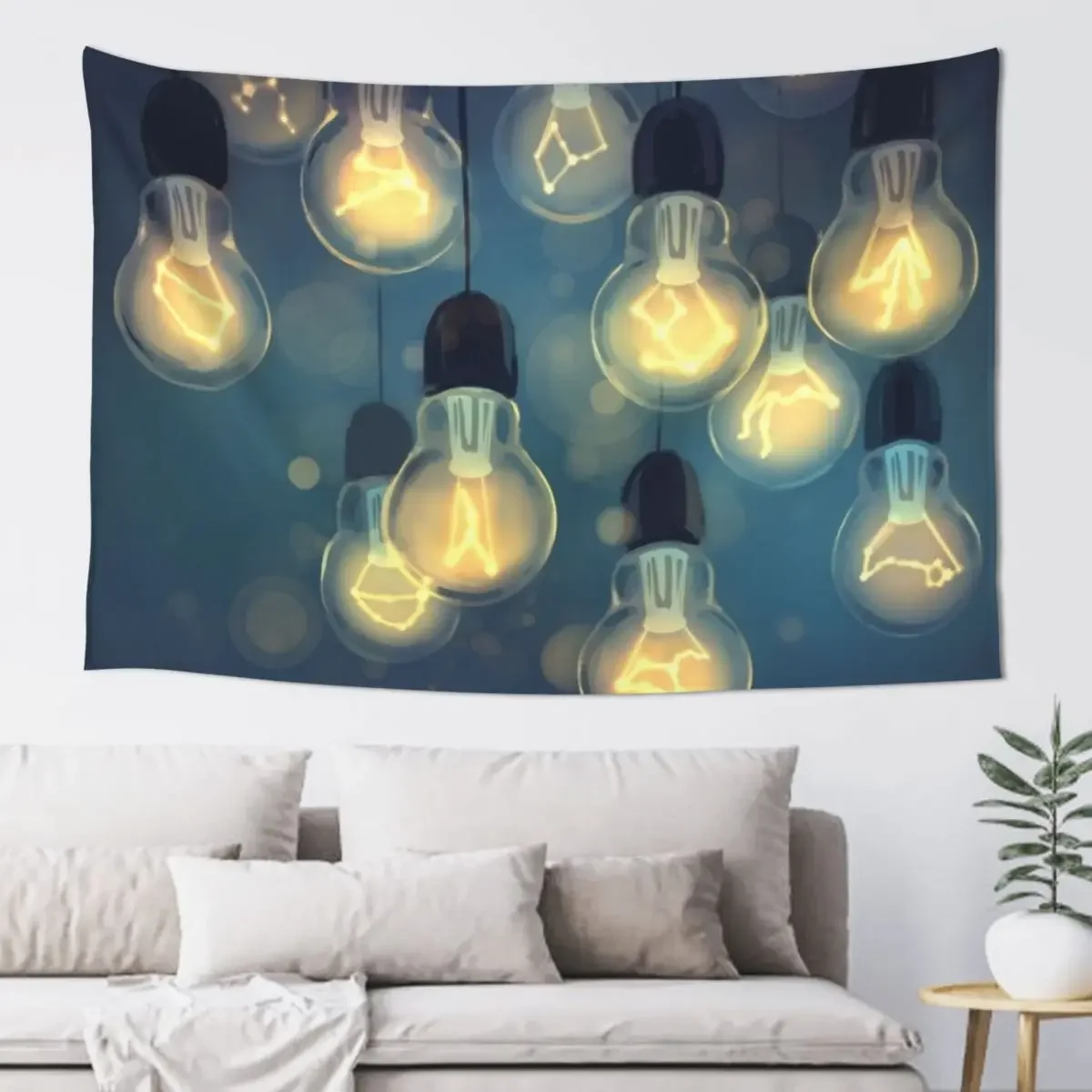 

constellation lights Tapestry Home Decorators Tapete For The Wall Room Decorations Aesthetics Room Ornaments Tapestry