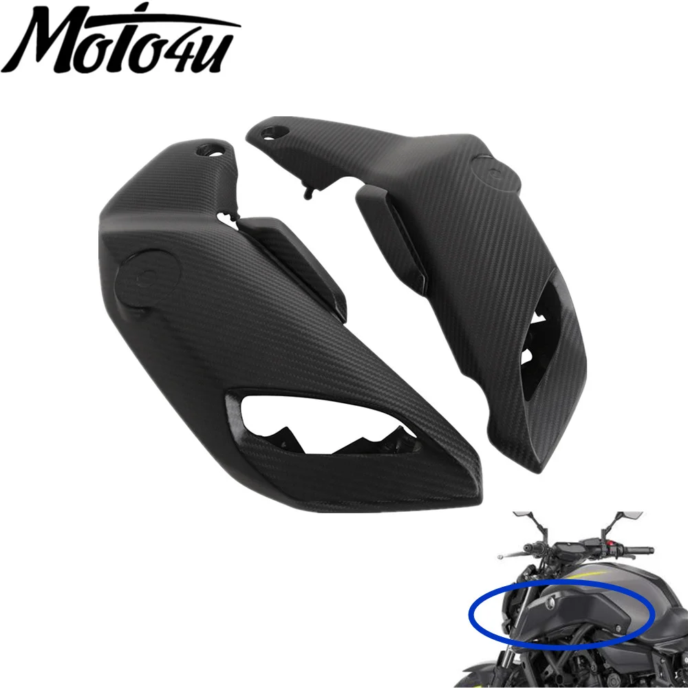 

1 Pair Motorcycle 100% Carbon Fiber Lower Side Fairings Modification Gloss/Matt Cowlings For Yamaha MT07 MT-07 2018 2019 2020