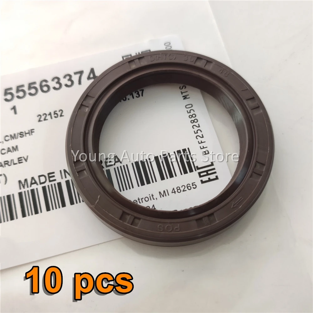 

10pcs/lot Original Engine Camshaft Oil Seal OEM 55563374 55579838 Size 35*48*7 For Chevrolet Cruze Sonic Aveo5 1.6 Epica Excelle