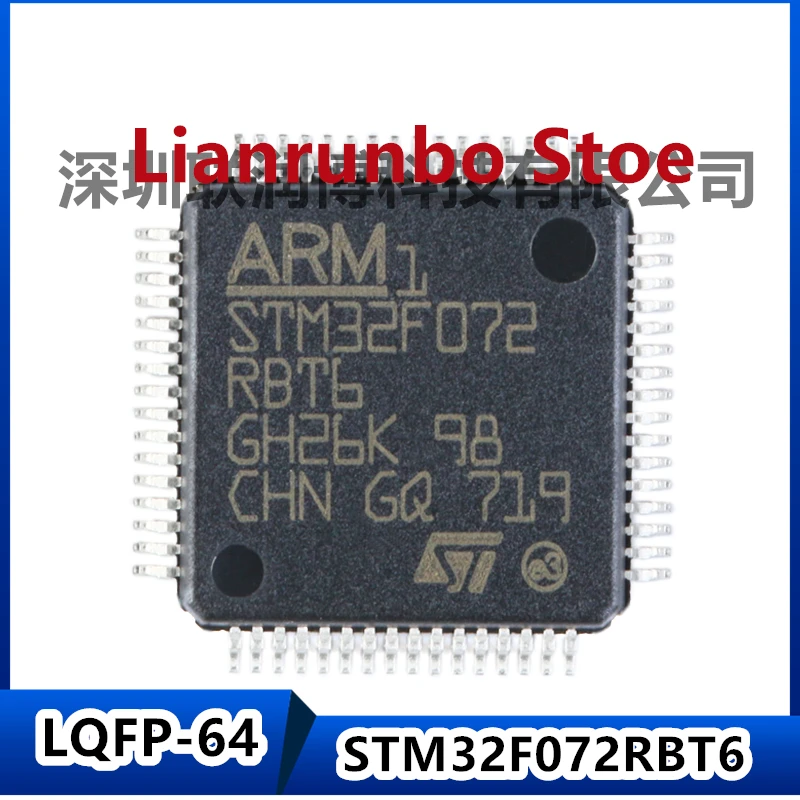 Neue original STM32F072RBT6 LQFP-64 ARM Cortex-M0 32-bit mikrocontroller MCU