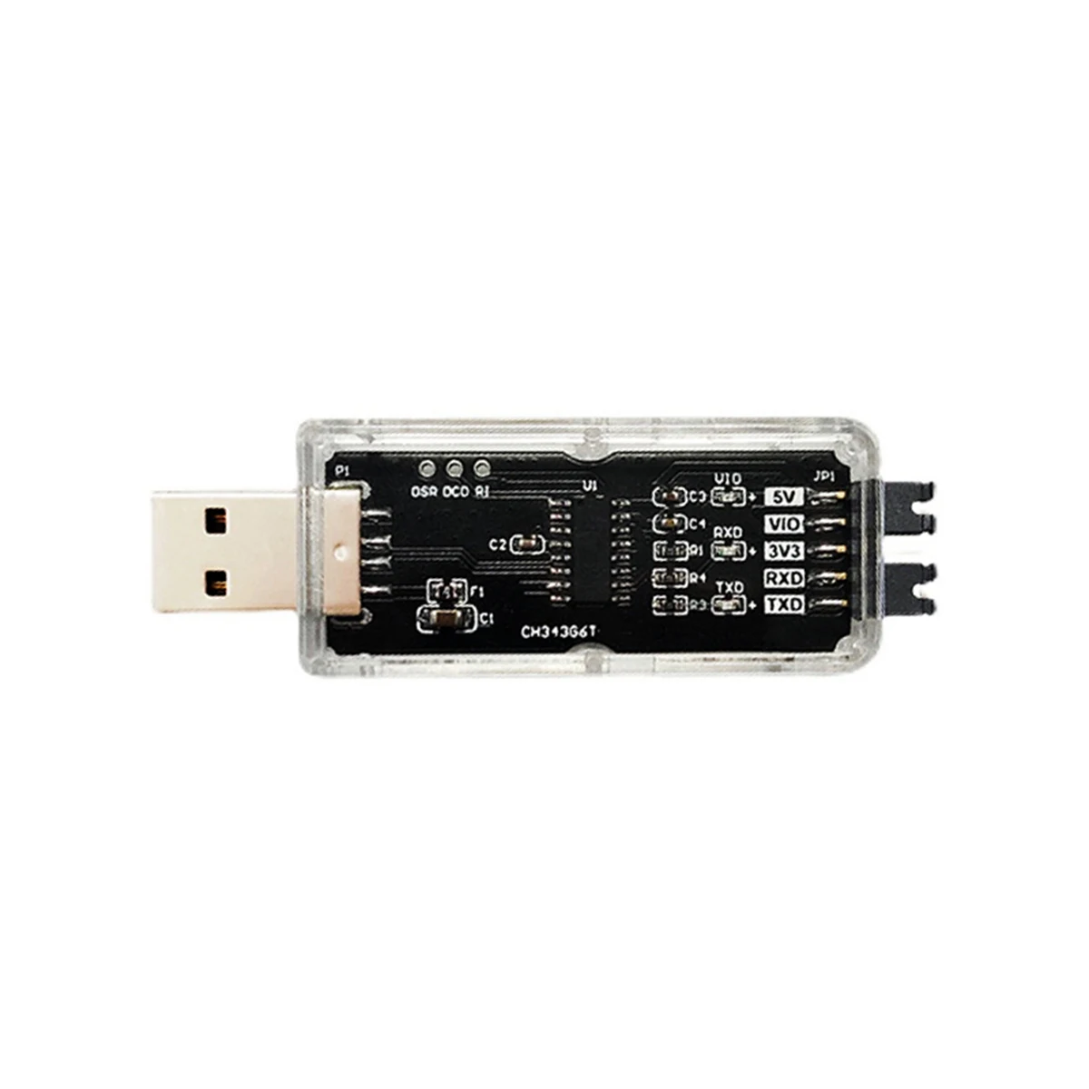 Ch343g6t módulo de alta velocidade porta serial usb para ttl usb para 485 porta serial conversor 6m taxa de transmissão