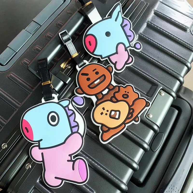 Tag Bagasi Anime BT21, Gantung - Anime Cosplay Girl Name ulasan dan harga