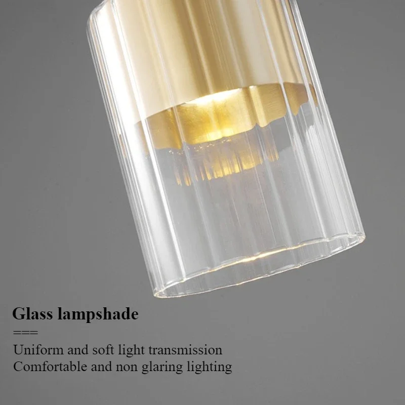 Sandyha luminária pendente de vidro nórdico, lâmpada led e27 para sala de estar, quarto, mesa de jantar, decoração de casa, luminária suspensa moderna