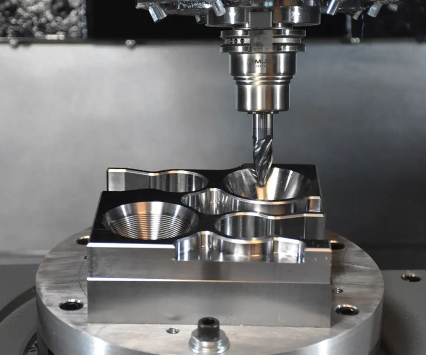 Cnc Router Engraving Machine and Milling Machine Vertical Processing Metal Mould