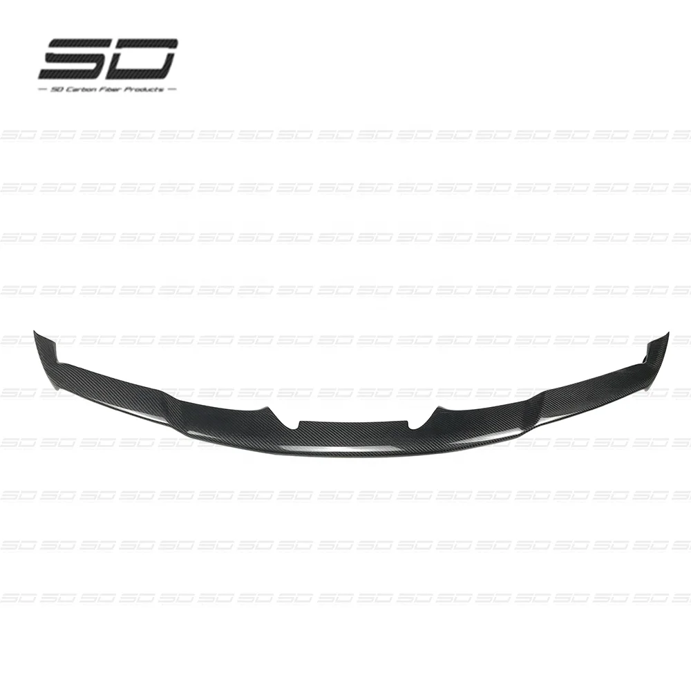 For 488GTB Dry Carbon Fiber Bodykit Front Bumper Lip For  488GTB N Style Matte / Glossy Carbon Front Lip