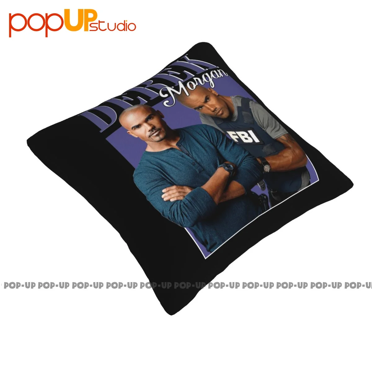 Modern A11255 Criminal Minds Derek Morgan Shemar Moore Pillowcase Throw Pillow Cover For Sofa Super Soft For Bedroom