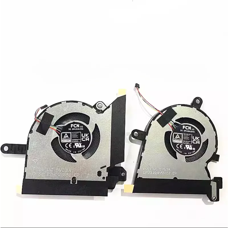 

Replacement Laptop CPU GPU Cooling Fan for ASUS ROG Flow X13 (2023) GV302XI GV302XV GV302XU GV302XA 5V Arc Flow Fan