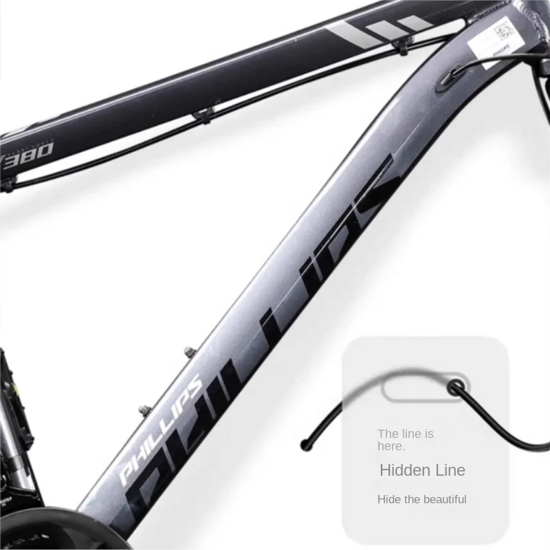 FJ Aluminum Alloy Mountain Bike Student Variable Speed Shock-absorbing Soft Tail Bike Adult Men Womens Oil Disc Sport Road Bikes