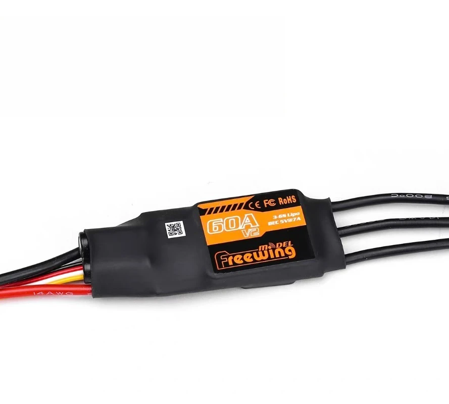 

Электронный регулятор скорости Freewing 60A V2, бесщеточный ESC