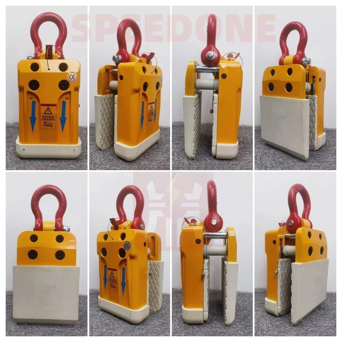 1000 kg 70 mm heavy duy flat lift fixture tool metal rubber lift fixture granite marble quartz stone large sl