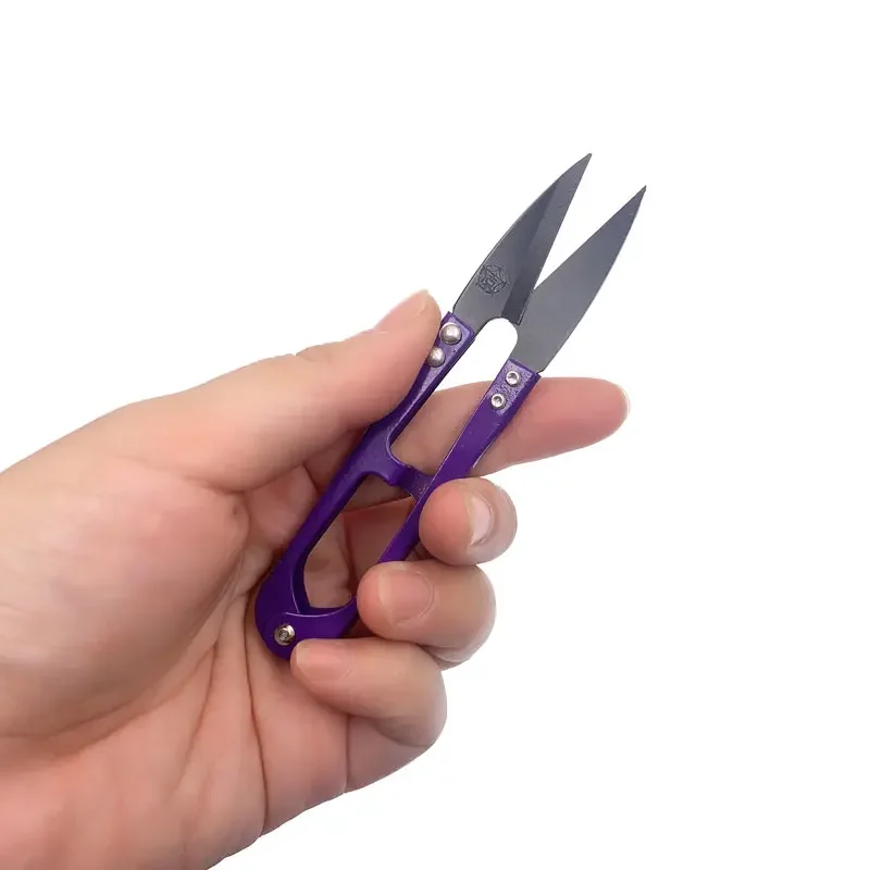 U forma cabeça linha tesoura costura primavera bordado thrum fio tesoura ponto cruz roupas alfaiate tesoura diy supplie
