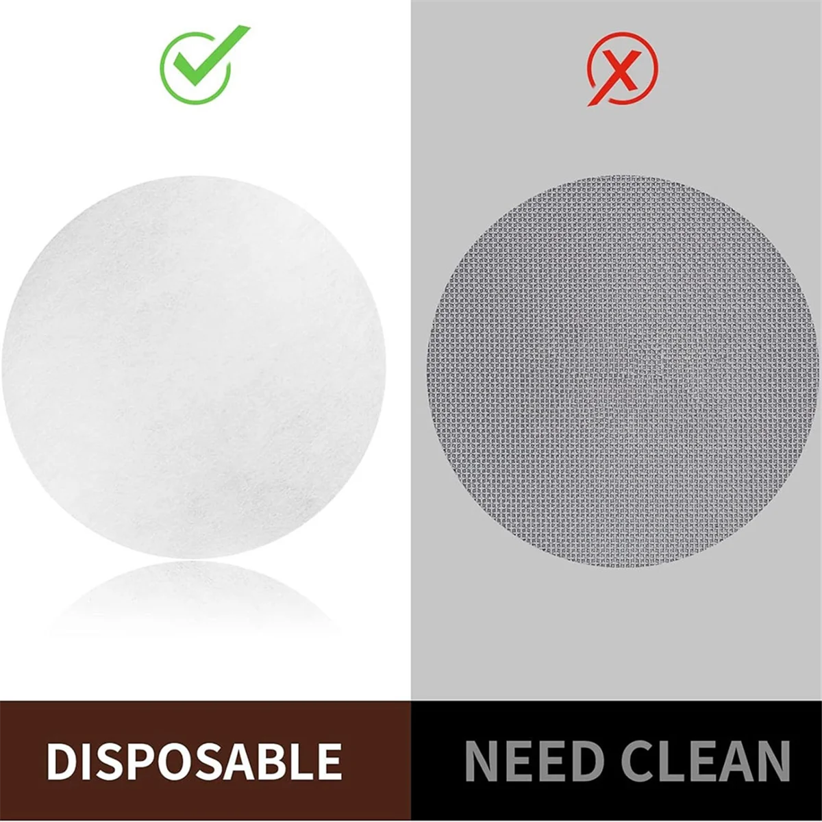 Tools Espresso Filter Paper 53mm-800PCS Unbleached Coffee Paper Filter for Espresso Machine - Portafilter Espresso Filters