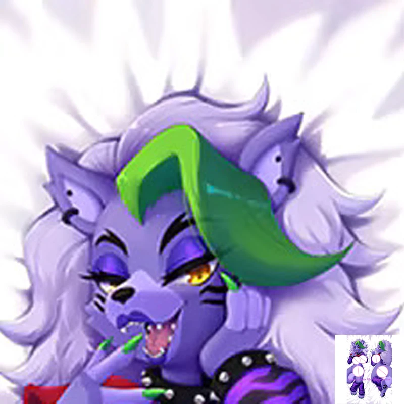 

Anime Dakimakura Pillow Case Roxy Sexy and Busty Beautiful Girl Double-Sided Halloween Decoration