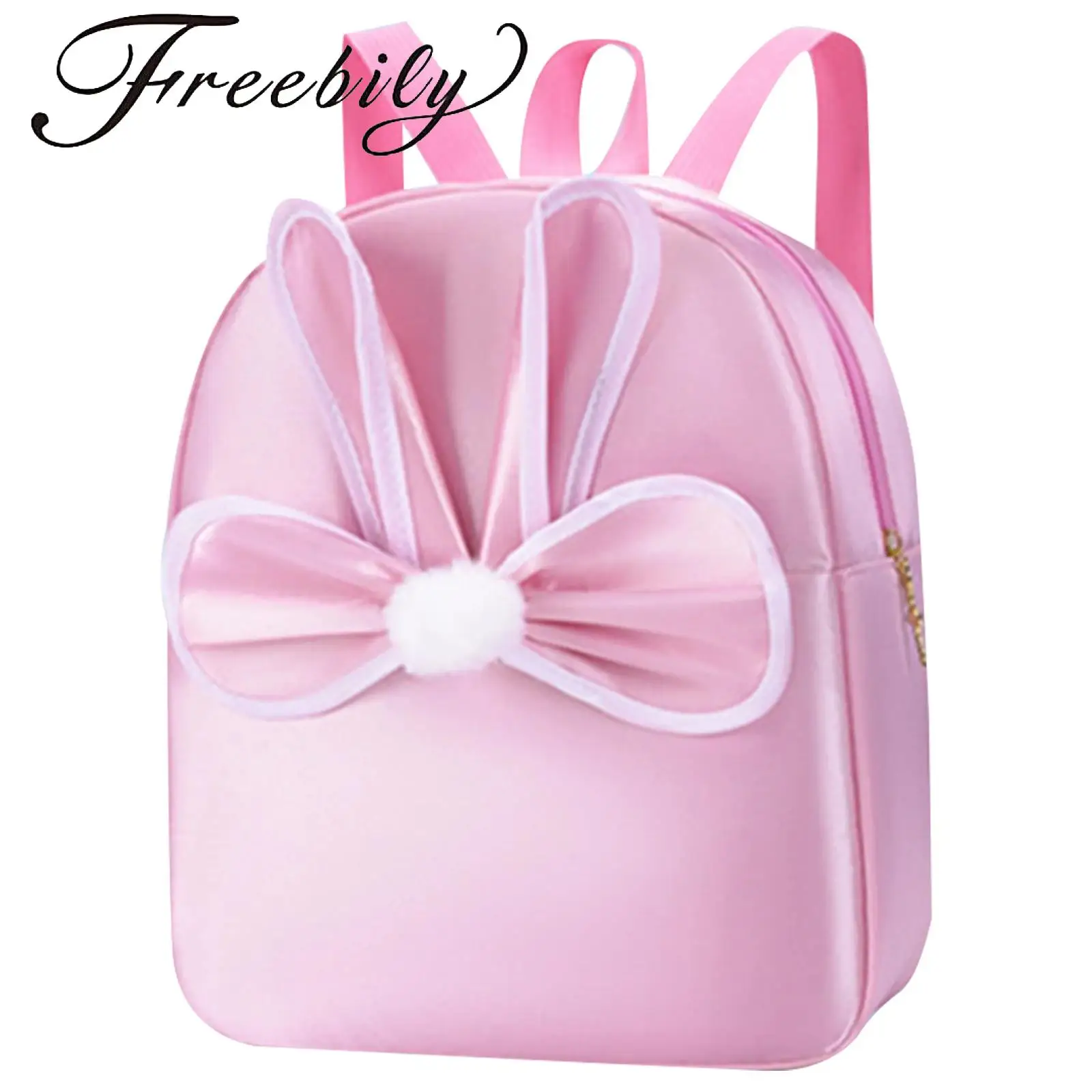

Cute Dance Backpack Practice Ballerina Dance Bag Ballet Bag Little Girls Rabbit Ear Style Large Capacity Bag