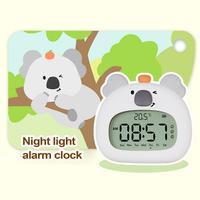 Kids Wakeup Alarm Clock Sleep Trainer Clock For Toddler With Night Light Rechargeable Sleep Assistant Bedtime Organizer For