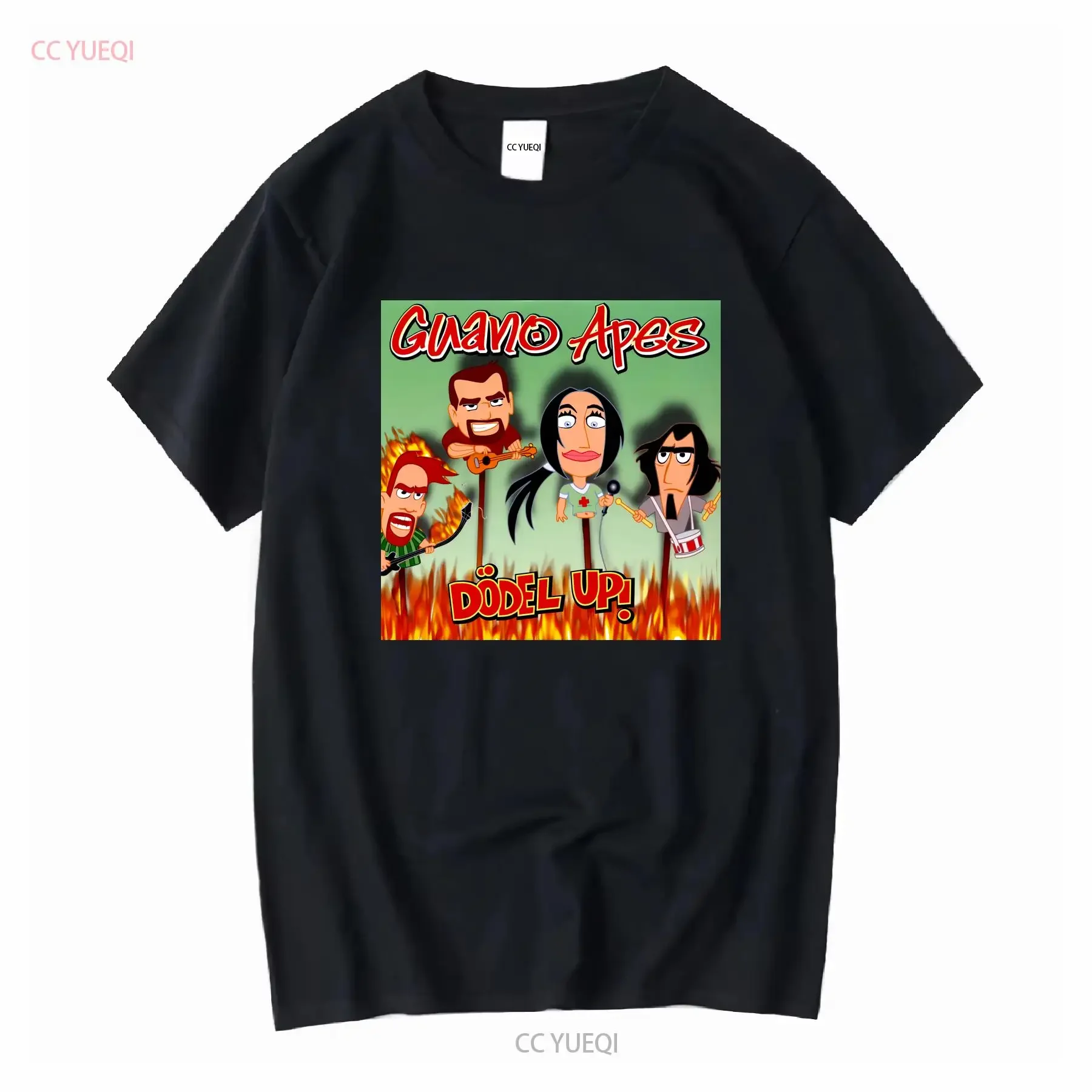 Guano Apes Dödel Up camiseta algodón negro hombres todas las tallas S a 5XL YA964 vintage lavado Casual Top para uso diario cómodo