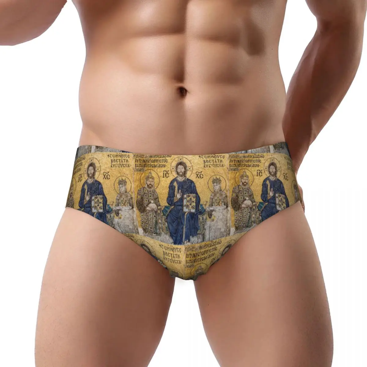 

In Hagia Sophia, Istanbul Men's Triangle Panties Breathable Boxer Underpants Short Underwear for Homme Man Boyfriend Gift