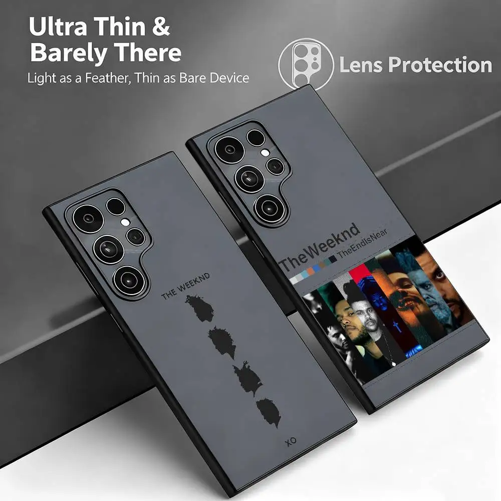 Singer The Weeknd Phone Case For Samsung S20-S24 FE Plus Ultra TPU Soft Skin Friendly