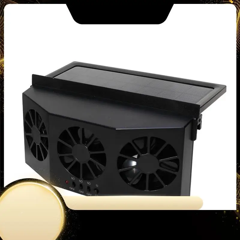 

Car Ventilation Fan Solar Charging Car Fan Heater Fan For Car Window Cooling Artifact Car Exhaust Fan Cooling Down-A74F