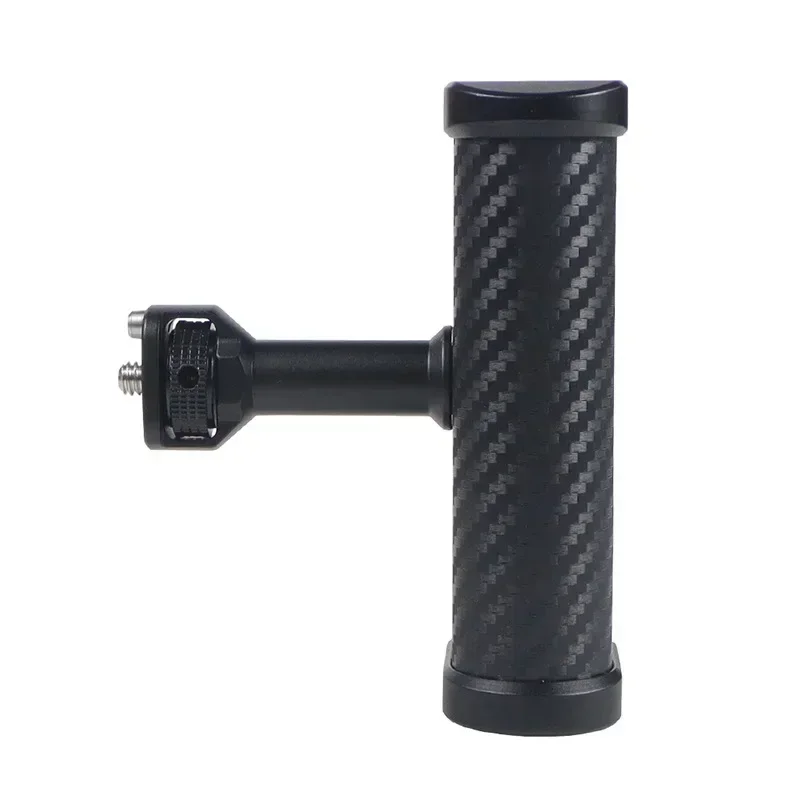 Mini Side Handle Handgrip with Dual 1/4 Screw Mount for Mirrorless Digital Camera DSLR Camera Cage Built-in Wrench