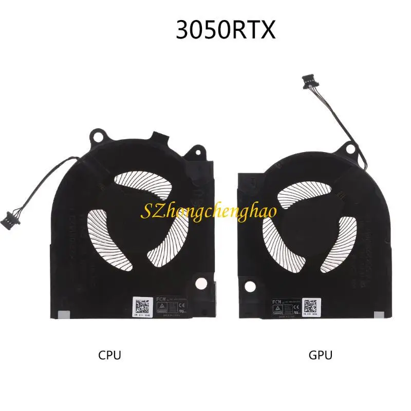 

High Quality CPU GPU Cooling Fan for 3050RTX Laptops GPU CPU Cooler 12V1A 601D