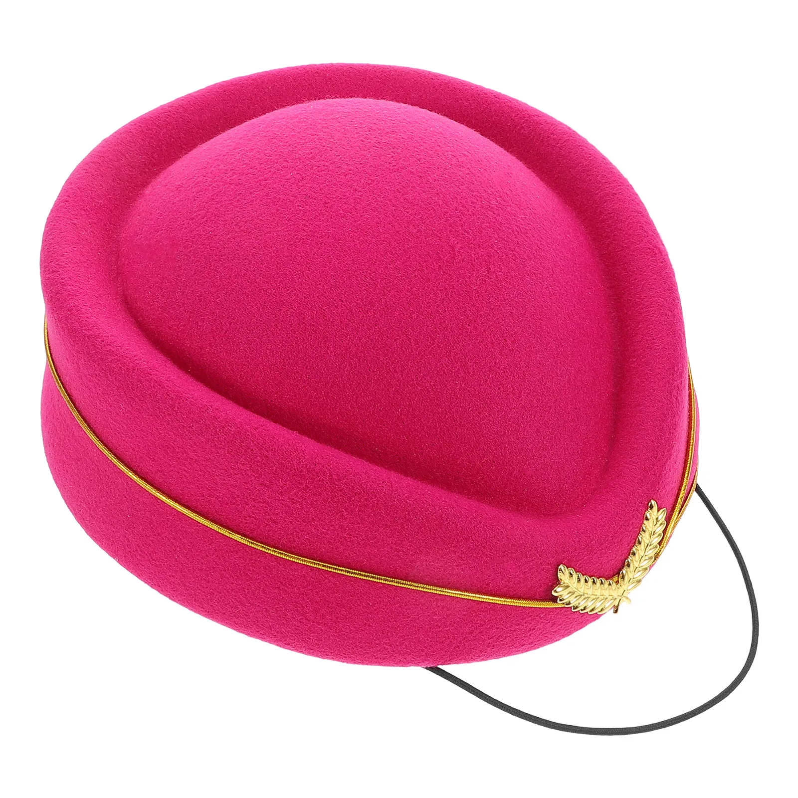 

Stewardess Hat Airline Beret Hats for Women Flight Attendant Accessories Cosplay Costume