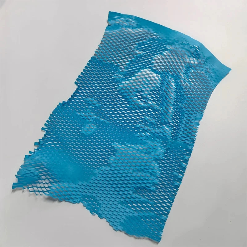 Hot Sellers Blue honeycomb paper for gifts, transport packaging, filling materials, collision prevention