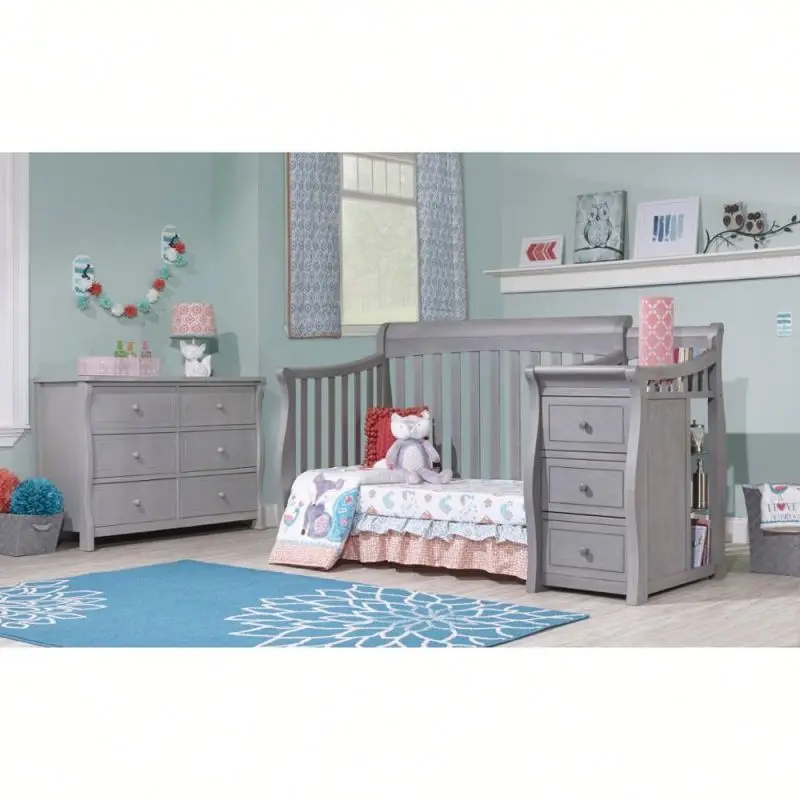 Gold Seller Simple Fashion Multifunctional Solid Wood Crib