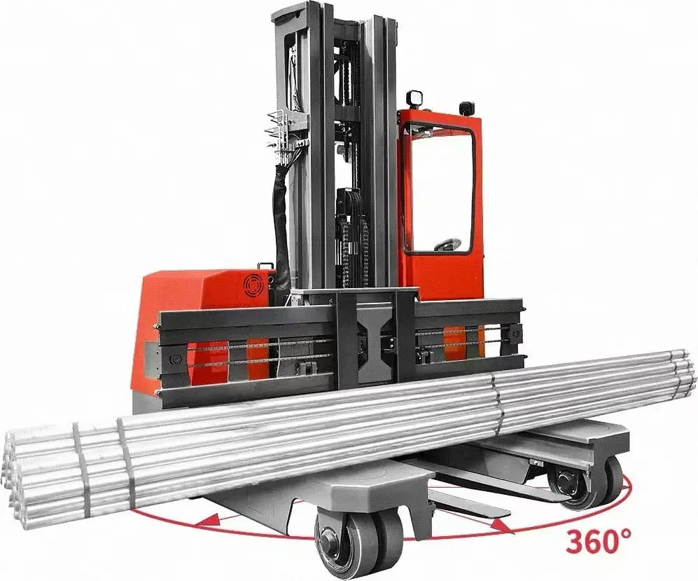 Automated Guided Vehicles Electric Forklift Automatic Multi-Directional Side Cross for Transportation