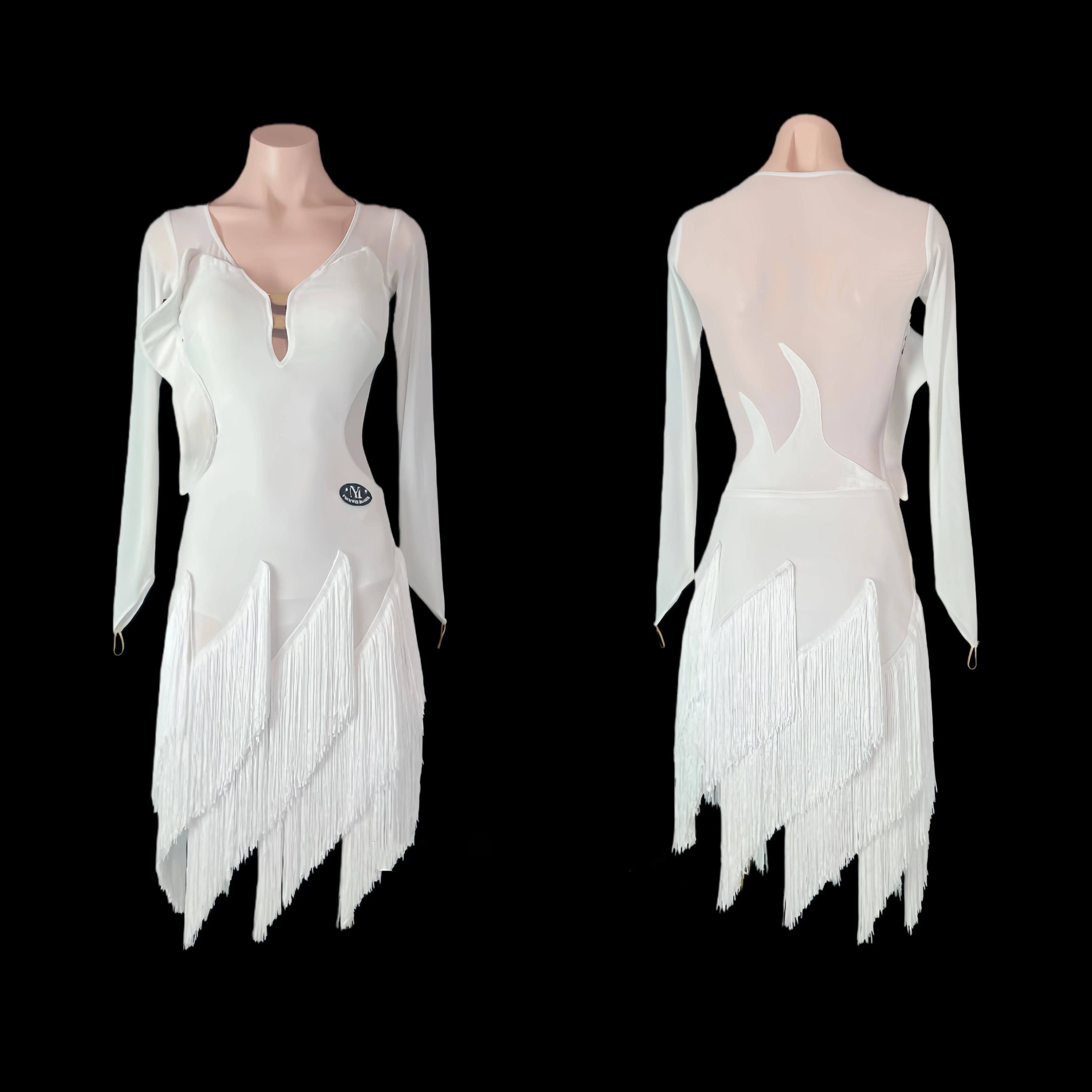 ラテンダンス大人子供ドレス AB ストーンハイエンドカスタムタッセルスカートヌード服チャチャタンゴ婦人服