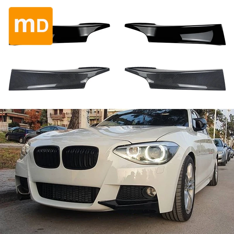 

Глянцевый черный бампер для BMW 1 серии F20 F21 M Sport 2012-2014 120i, диффузор, спойлер, комплект кузова, сплиттер, обновленные автомобильные аксессуары