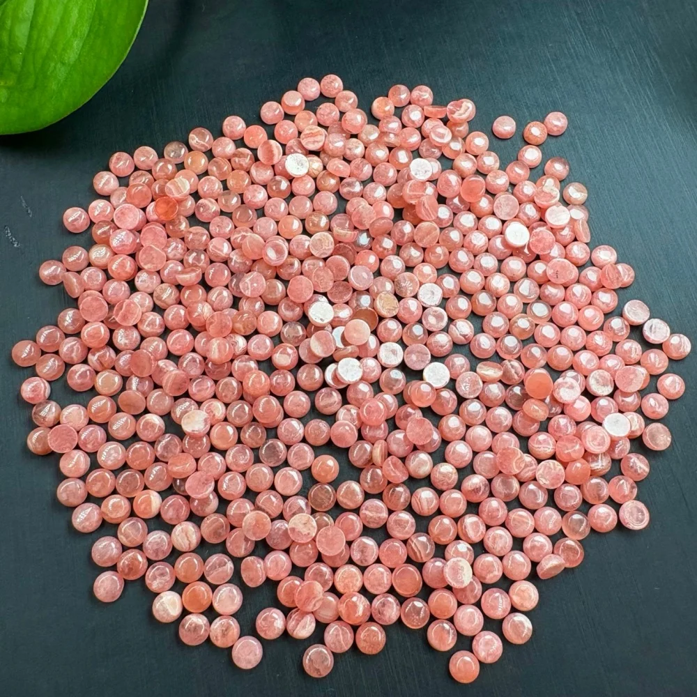 

10PCS Natural Rhodochrosite Sphere Polished Crystal Reiki Healing Jewelry Gift Cute Rock Decoration 5mm