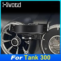 GPS Car Air Outleting Mobile Phone Holder Degree Rotating Support Stand For GWM Tank 300 2024 Auto Interior Accessories