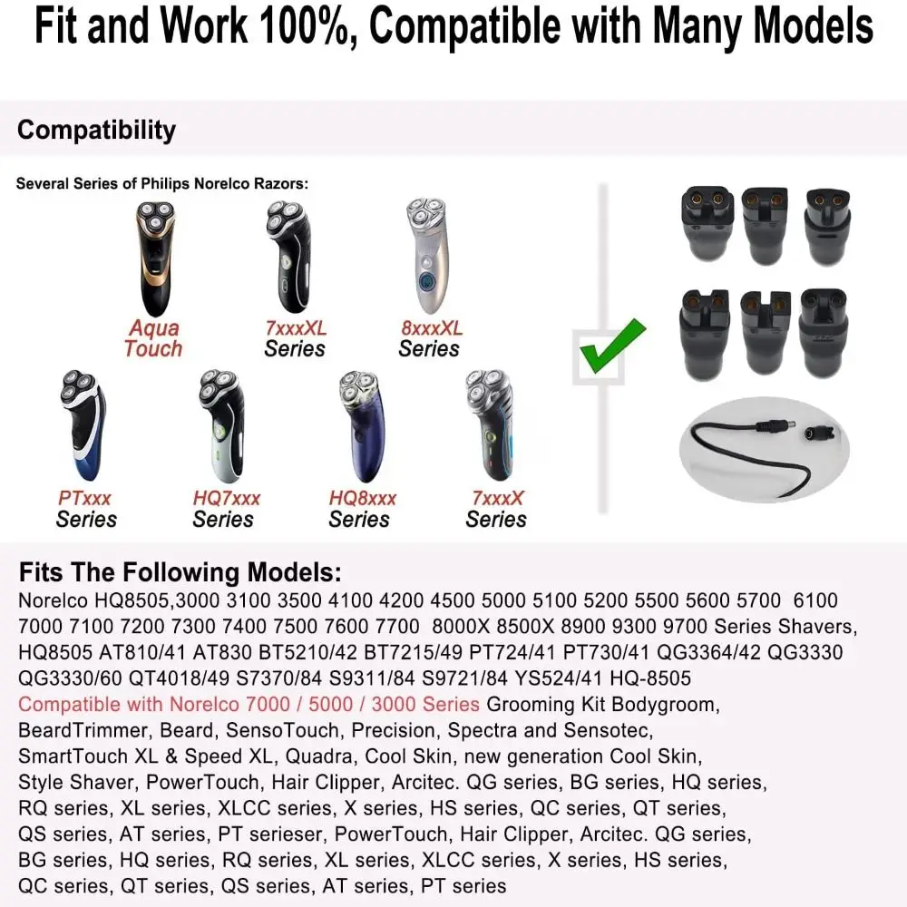 Wire Power Wire USB Charging Cable Charger Electric Hair Clippers Charger USB Adapter Power Cord USB Charging Plug Cable