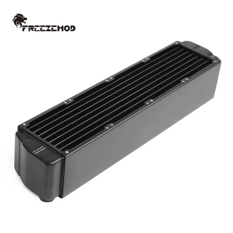 FREEZEMOD Water Cooler 320mm Radiator Aluminum Heatsink 65mm Thick 3-layer Z Water Channel Compatible With 80mm Fans