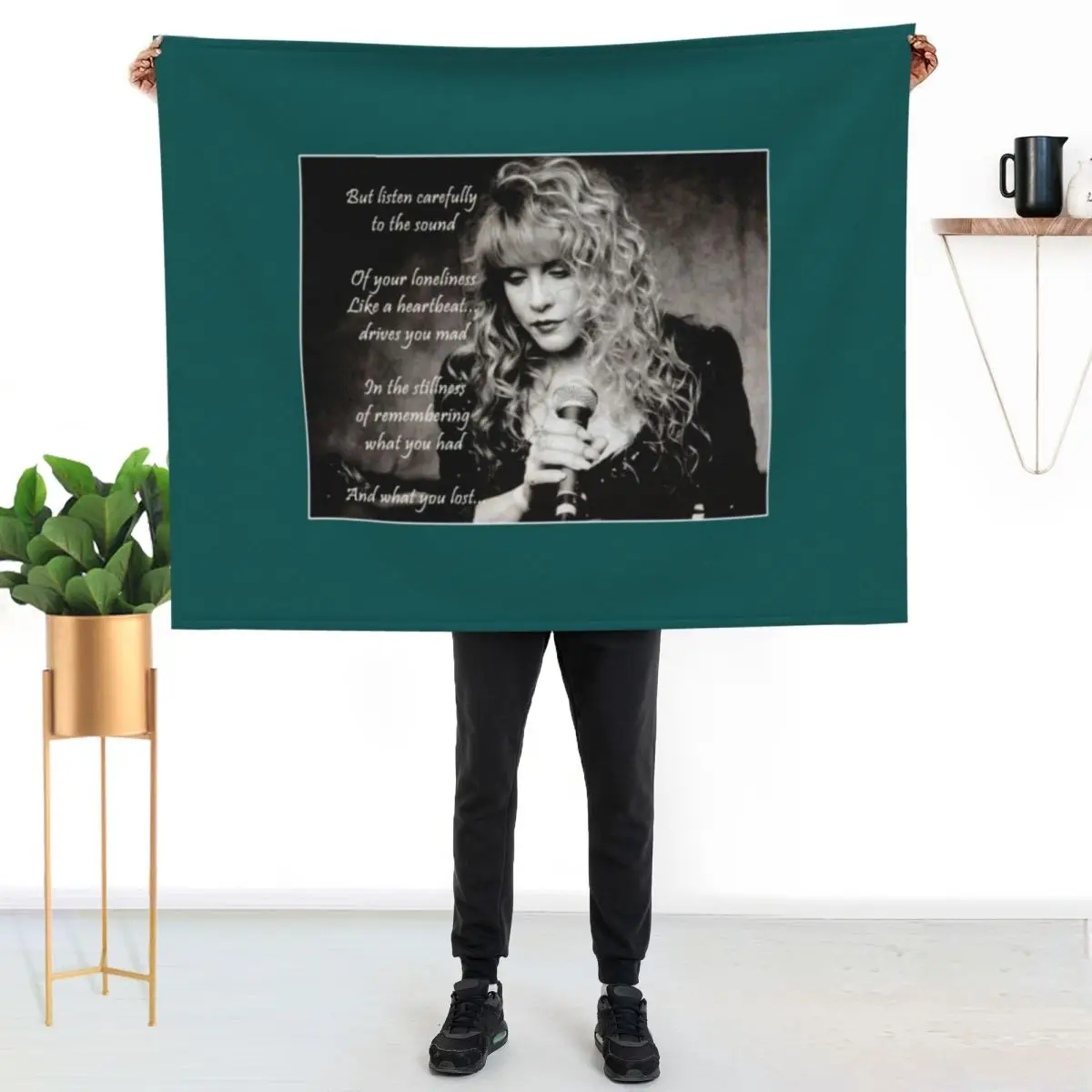 

Stevie Nicks Vintage Love Music Stevie Nicks Songs Cool Design Throw Blanket Soft Home Decor Blanket for Couch Bedroom