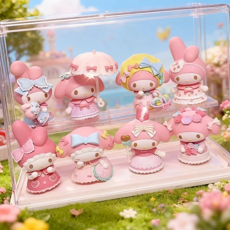 

Sanrio My Melody пижамная вечеринка слепая коробка Kawaii загадочная игрушка подарок для детей мультфильм коллекционная