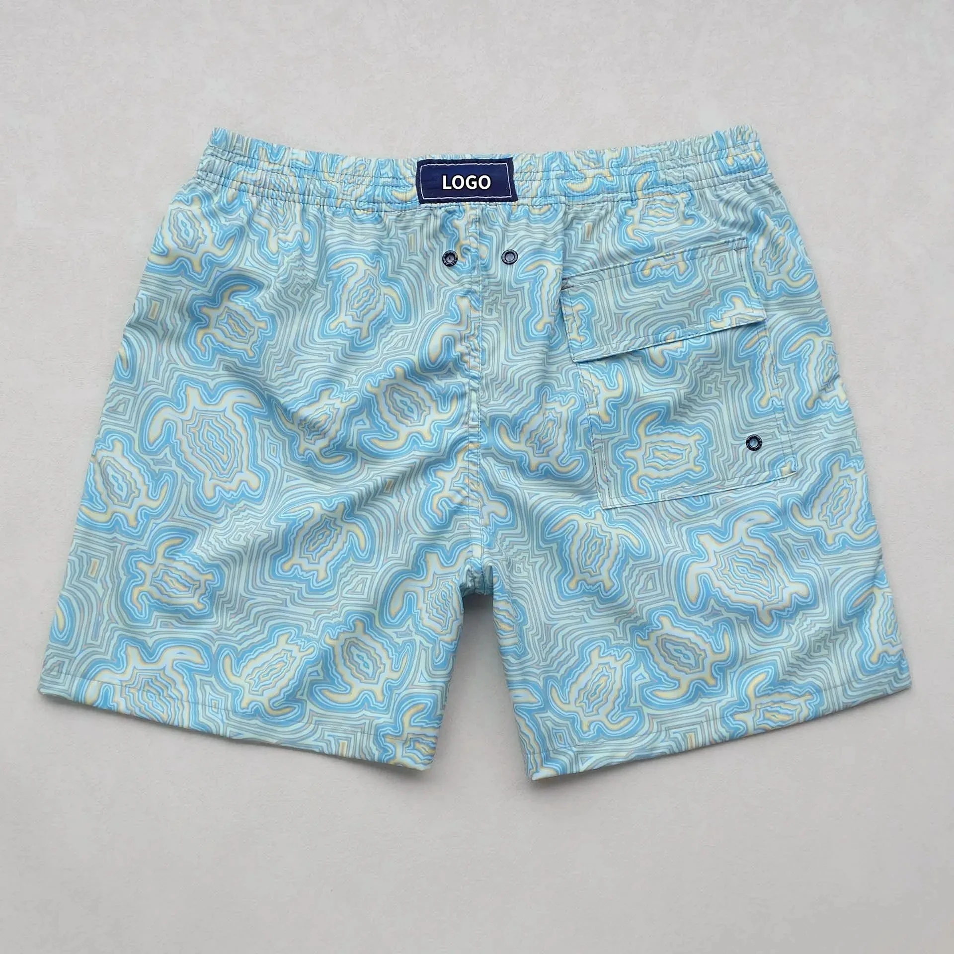 Pantaloncini da surf da spiaggia di marca alla moda e sexy da uomo Costumi da bagno Bermuda impermeabili ad asciugatura rapida Pantaloncini da bagno Pantaloncini da surf sexy