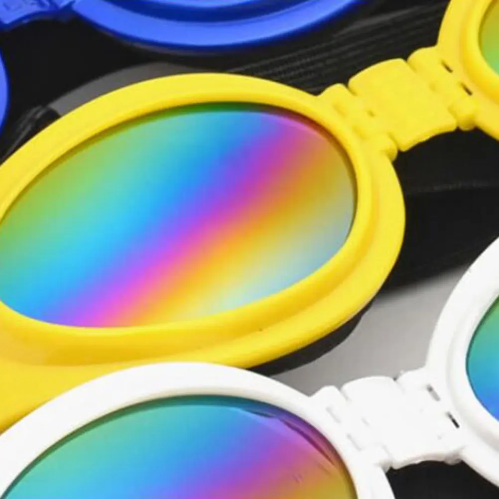 

Pet Supplies for Dogs Uv Protection Goggles Blue Adjustable Head and Chin Straps Wider Nose Bridge Deeper Lens Cup Fashionable