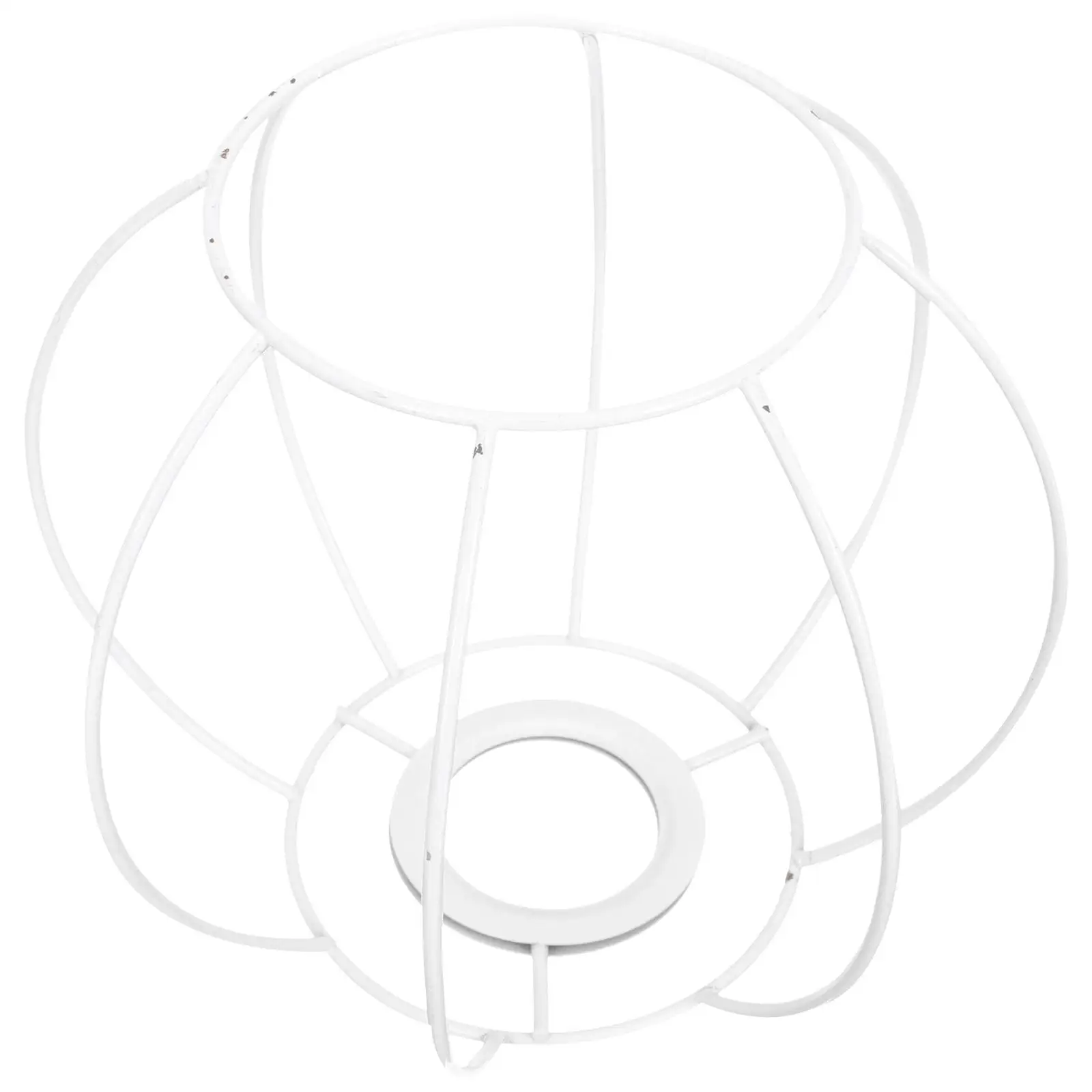 

Ball Lampshade Bracket Lanterns Frame Cage Shelf Frames Iron Replacement for Light Fitting Bulb Holder