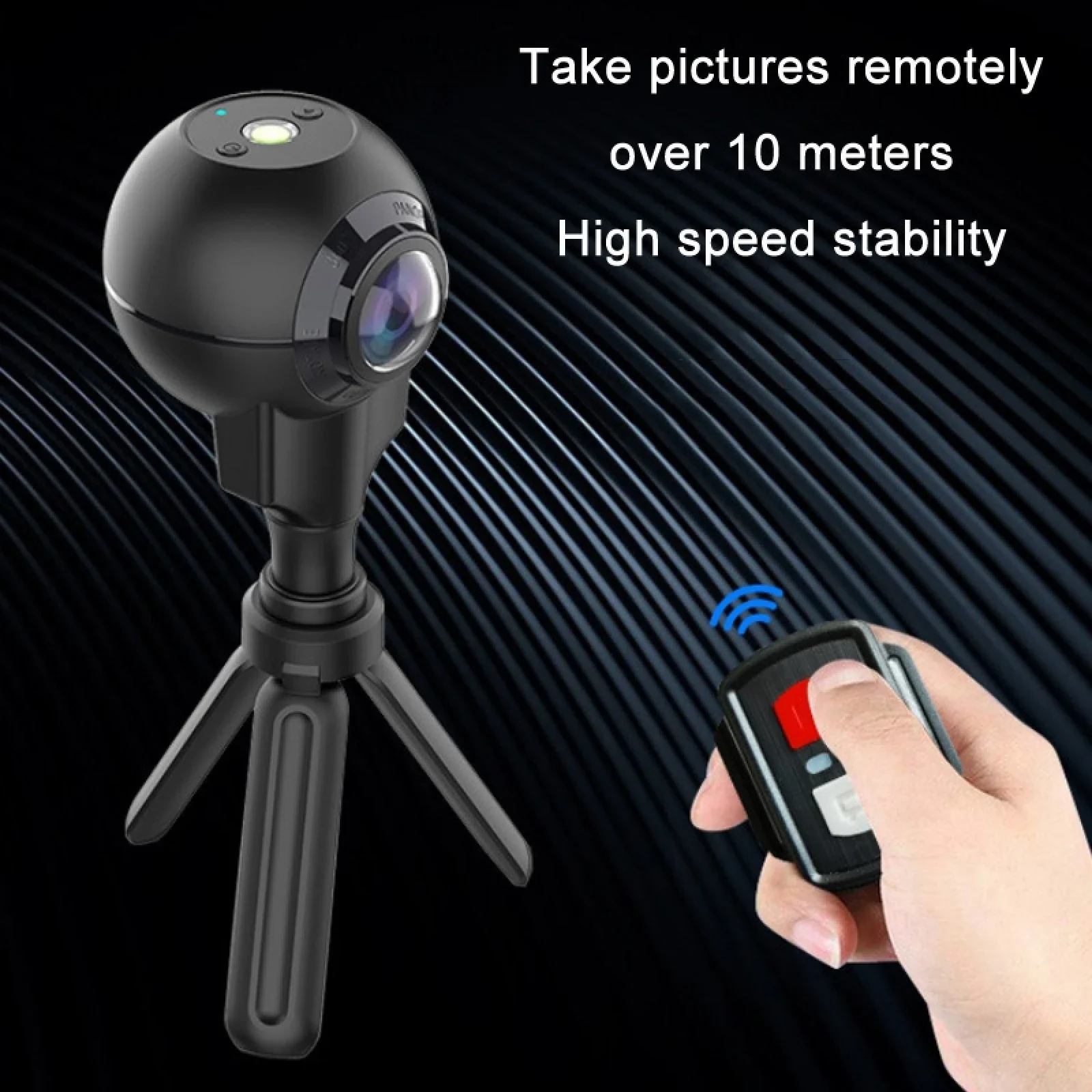 مصنع توريد HD كاميرا بانورامية منزلية IJOYER 360 درجة كاميرا بانورامية ثلاثية الأبعاد 8K HD VR Shot #3