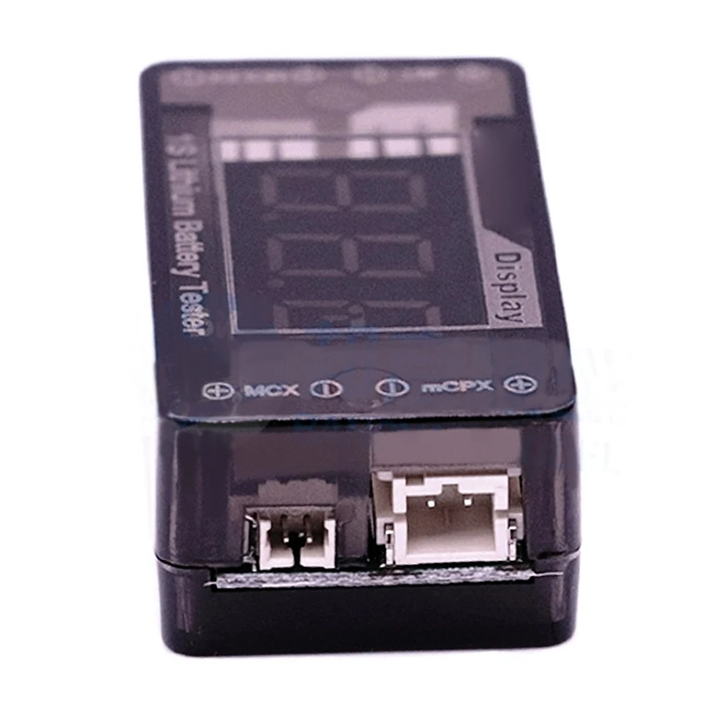 

Тестер напряжения 1S, тестер LiPo батареи, 0,36-дюймовый красный дисплей, совместимый с батареями Losi, точность измерения 3,65 В, 0,01 В