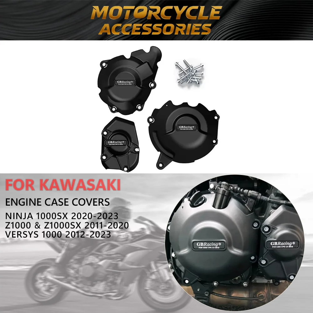

engine cover z1000 Guard Protector Cover For Case GB Racing For kawasaki z1000sx Ninja 1000SX VERSYS 1000 surron motor cover