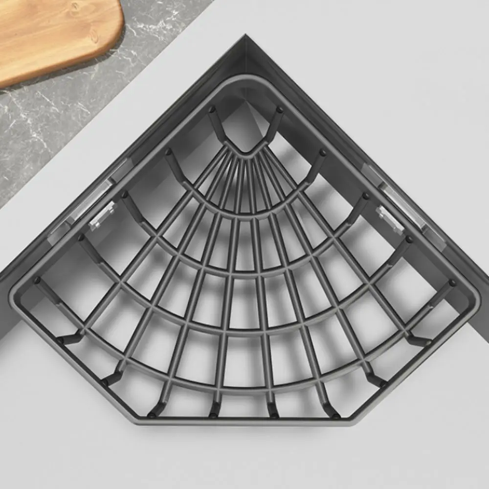 New Plastic Sink Drain Rack Removable Hanging Kitchen Storage Rack Multifunctional Sponge Organizer Kitchen Supplies