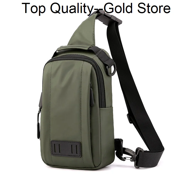 

Waterproof Oxford Chest Bag Men's Shoulder High Quality Casual Male Backpack Multifuction Travel Men Cross Body